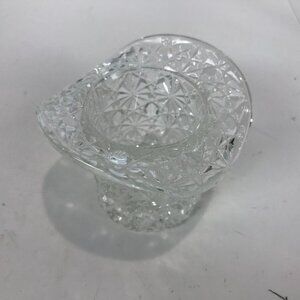 Fenton Clear Cut Crystal Top Hat